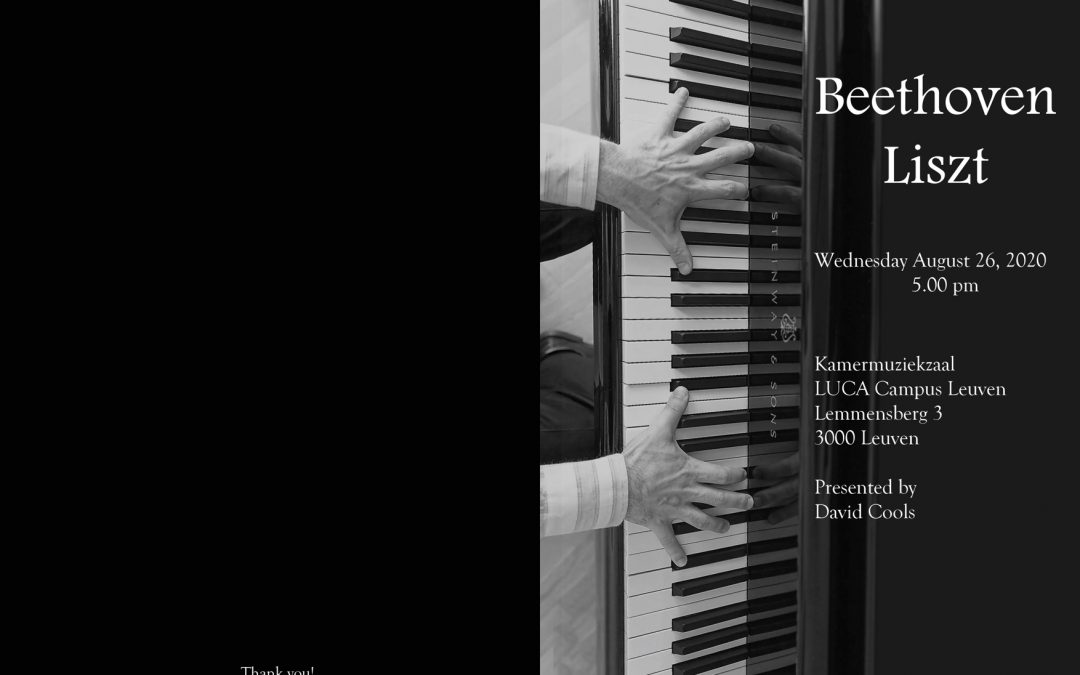 David plays Beethoven & Liszt